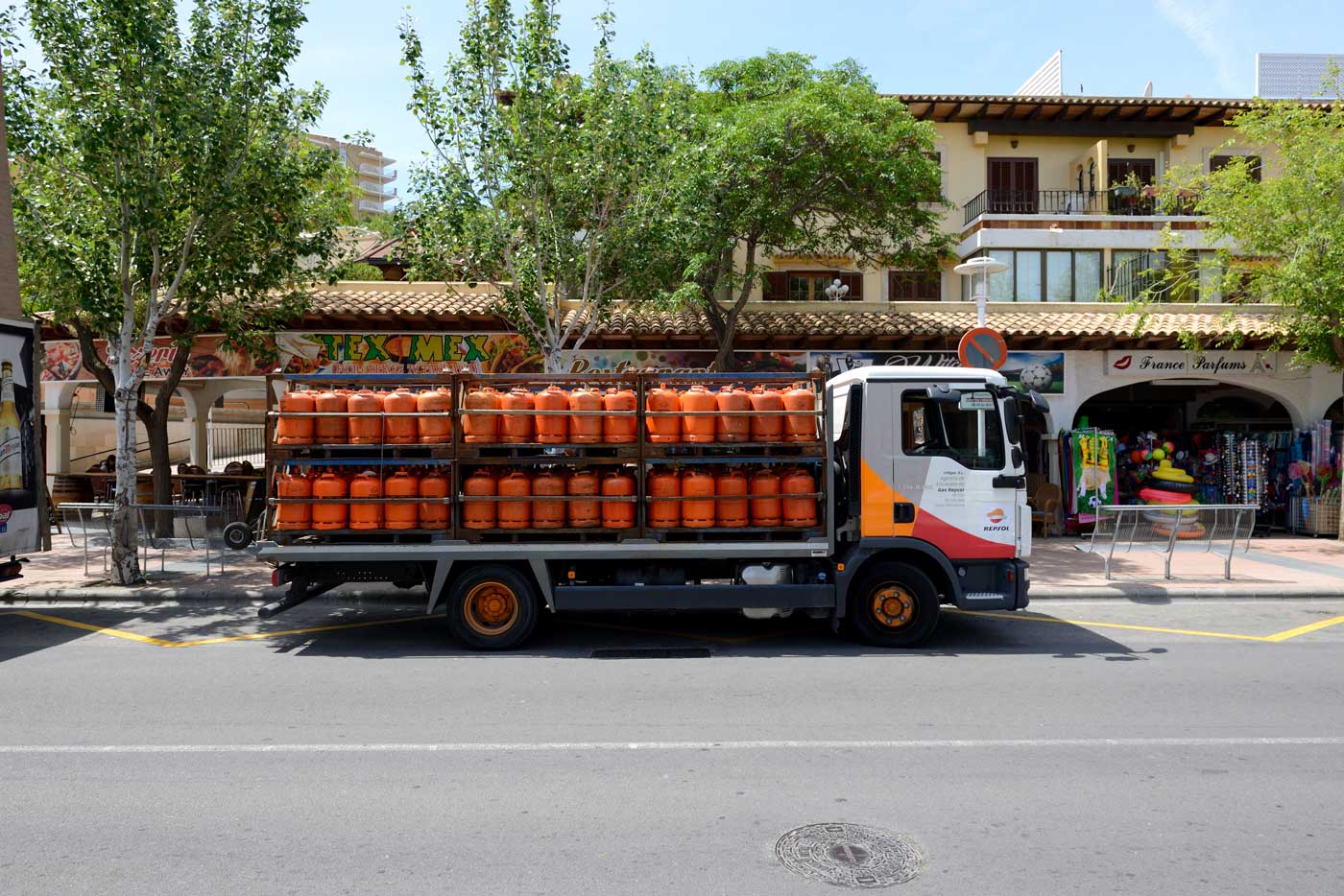 LKW Gasflaschen Mallorca