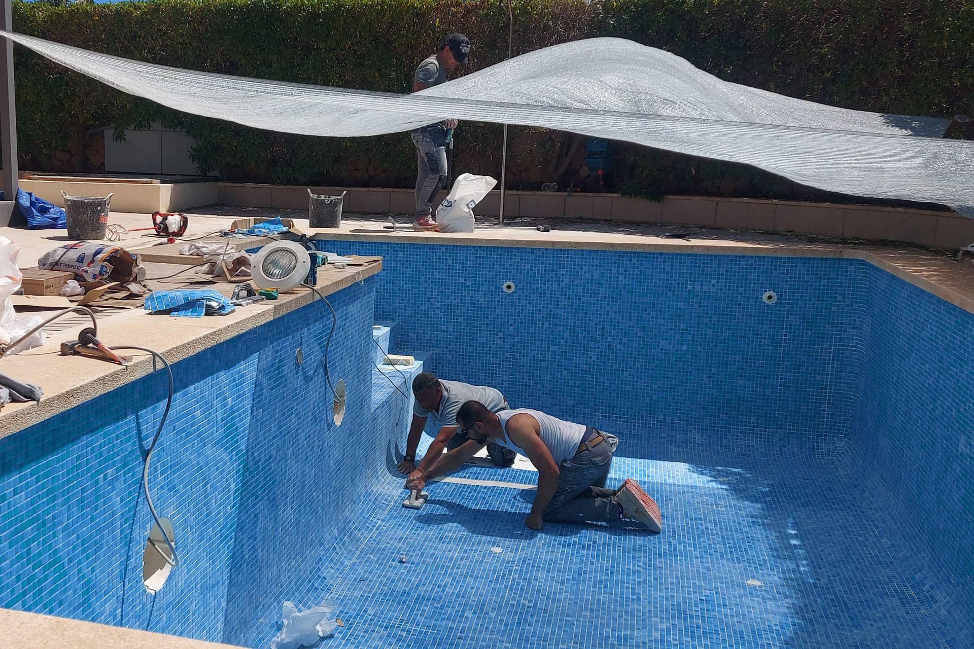 Pool Neugestaltung auf Mallorca